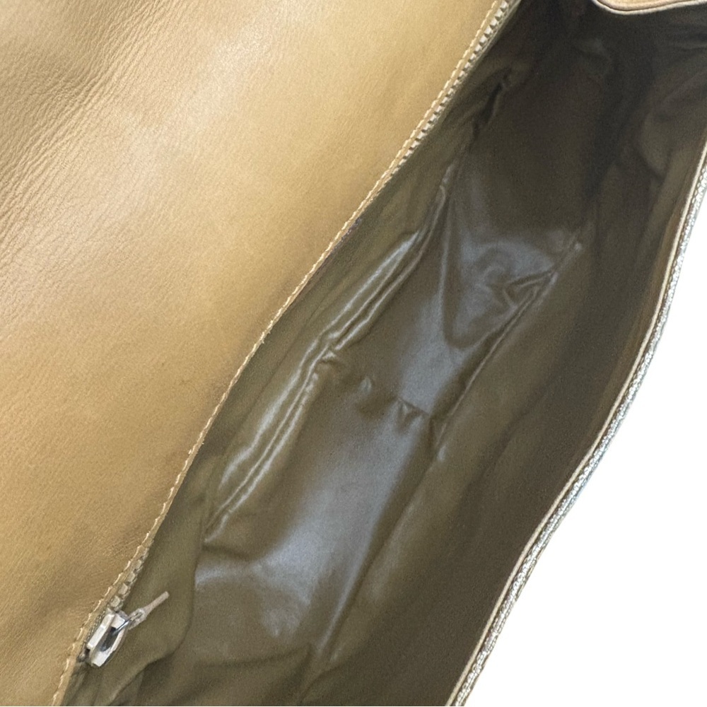 CELINE Macadam Shoulder Bag Triomphe Logo PVC Leather Vintage - Picture 7 of 10